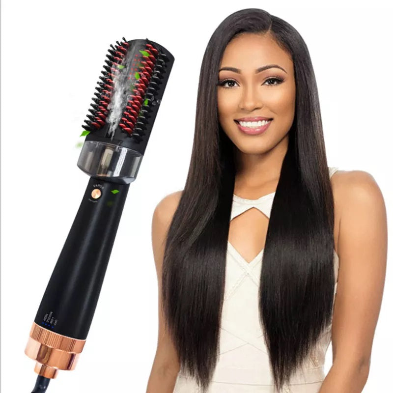Brosse soufflante à vapeur lissante 3 en 1