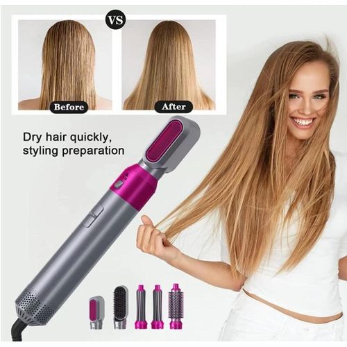 Brosse à cheveux 5 en 1, à air Chaud Haut