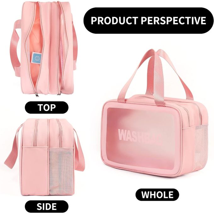 Trousse de maquillage imperméable en PVC