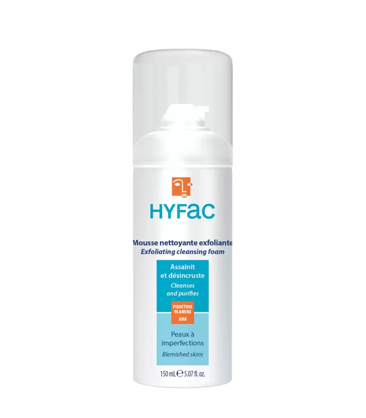 HYFAC Mousse Nettoyante Exfoliante 150ML