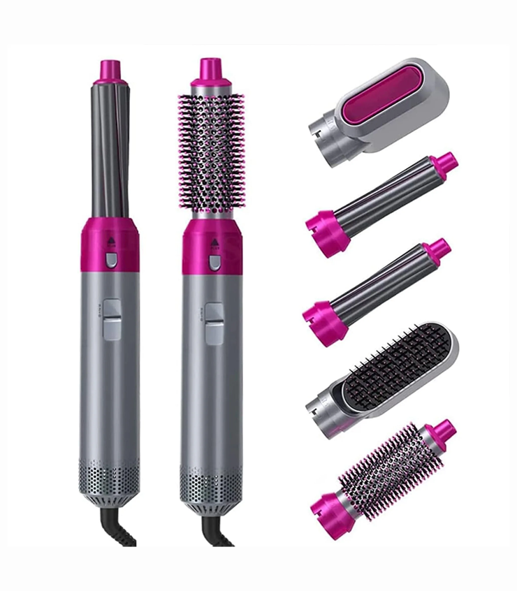 Brosse à cheveux 5 en 1, à air Chaud Haut