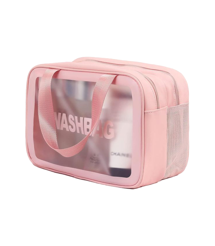 Trousse de maquillage imperméable en PVC