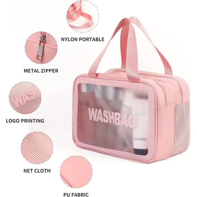 Trousse de maquillage imperméable en PVC