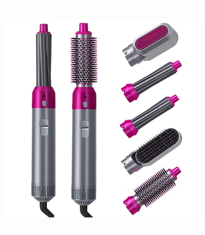 Brosse à cheveux 5 en 1, à air Chaud Haut
